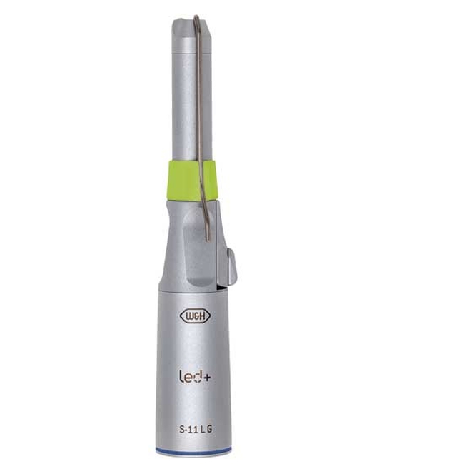 S-11 L G - прямой наконечник с генератором света Mini-LED+ и внешним спреем, разборный, 1:1 | W&H DentalWerk (Австрия)
