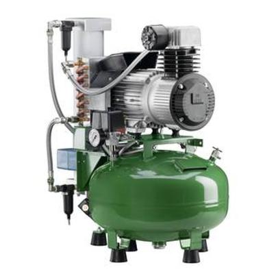 KD 224 DB - безмасляный компрессор для 2-х стоматологических установок, с осушителем, с кожухом, с ресивером 24 л (100 л/мин) | Diplomat Dental (Словакия)