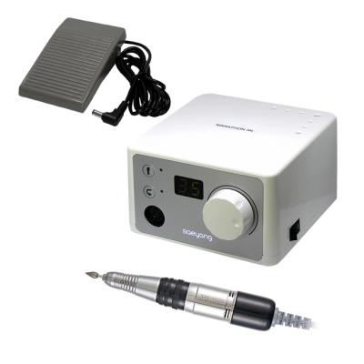 Marathon 3N - портативный микромотор с наконечником SDE-H200, 30000 об/мин, педаль SFP-27, серебристый | Saeyang Microtech (Ю. Корея)