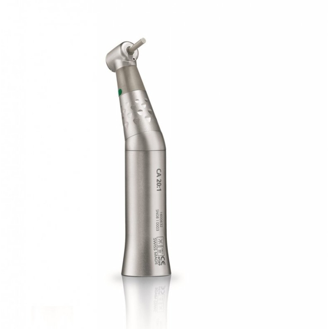 CA 20:1 - угловой наконечник без подсветки с кнопочным зажимом бора и внутренним распылителем | Bien-Air (Швейцария)