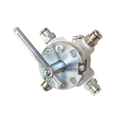 РАСПРЕДЕЛИТЕЛЬ 4.0 АСОЗ - пневмопереключатель на 4 канала для пескоструйных аппаратов АСОЗ | Аверон (Россия)