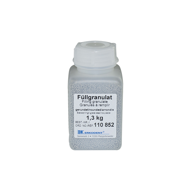 Гранулы для наполнения, круглые, из высококачественной стали, 1.3 кг | Erkodent (Германия)