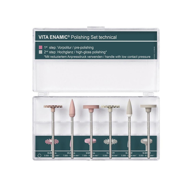 VITA ENAMIC Polishing Set technical - набор полиров для керамики, для прямого наконечника | VITA (Германия)