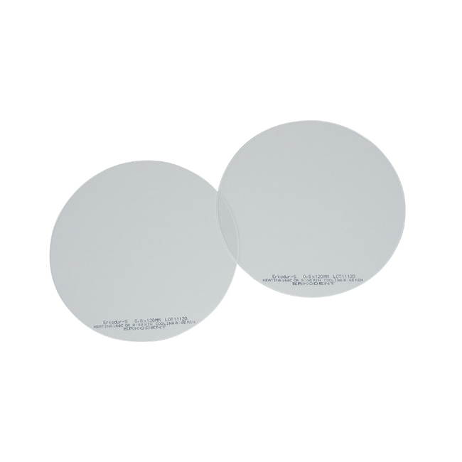 Erkodur-S - термоформовочные пластины, прозрачные, толщина 0,8 мм круглые, диаметр 120 мм, 20 шт. | Erkodent (Германия)