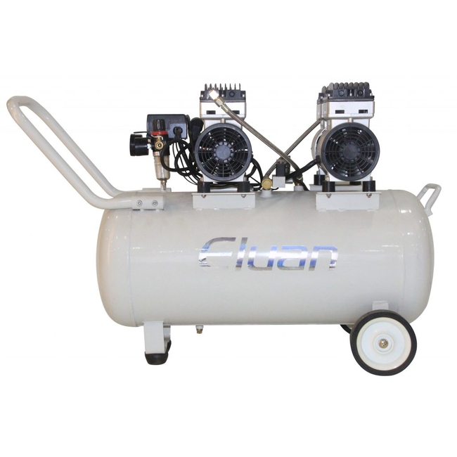 Eluan JYK65 - безмасляный компрессор для 2-х стоматологических установок, без осушителя, с ресивером 65 л, 150 л/мин | Eluan (Китай)