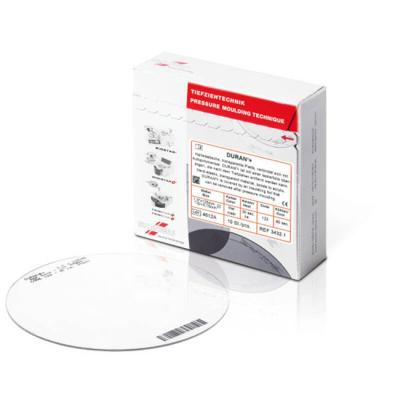 DURAN+ – термоформовочные пластины, прозрачные, диаметр 125 мм, SD, 10 шт. | Scheu Dental (Германия)