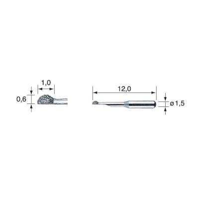 V-G75 - клиновидные насадки для минимального инвазивного лечения (3шт.) | NSK Nakanishi (Япония)