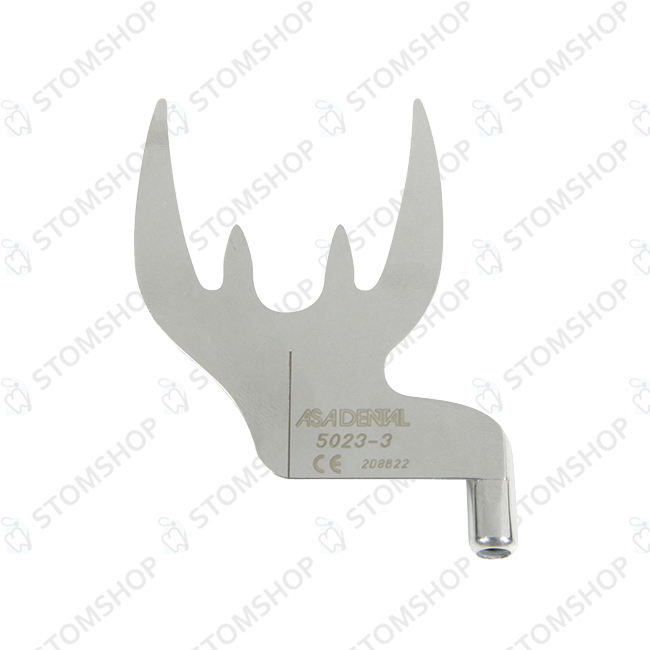 Прикусная вилка для лицевой дуги для полного протезирования 5023-3 | Asa Dental (Италия)
