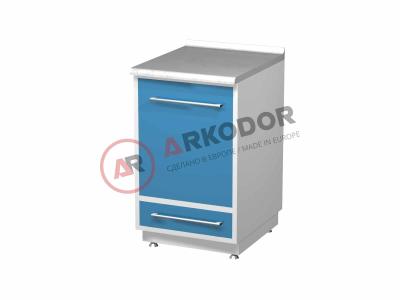 Металлическая тумба с холодильником AR-03