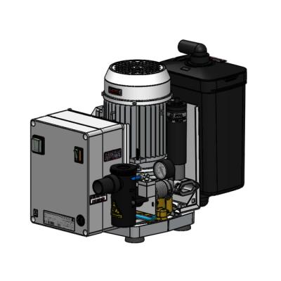 PAL 14 - всасывающий водокольцевой насос, без кожуха, с сепаратором и контрольной панелью | Cattani (Италия)