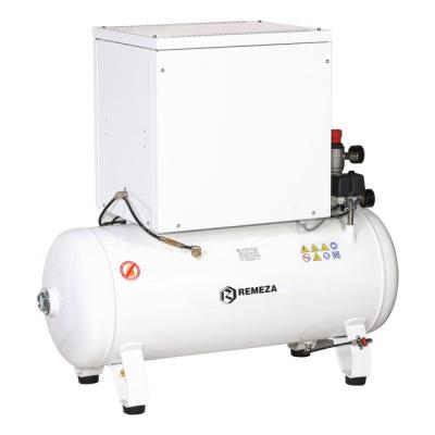 Remeza КМ-100.OLD20ТК - безмасляный компрессор для 4-х стоматологических установок, без осушителя, с кожухом, с ресивером 100 л, 320 л/мин | Remeza (Белоруссия)