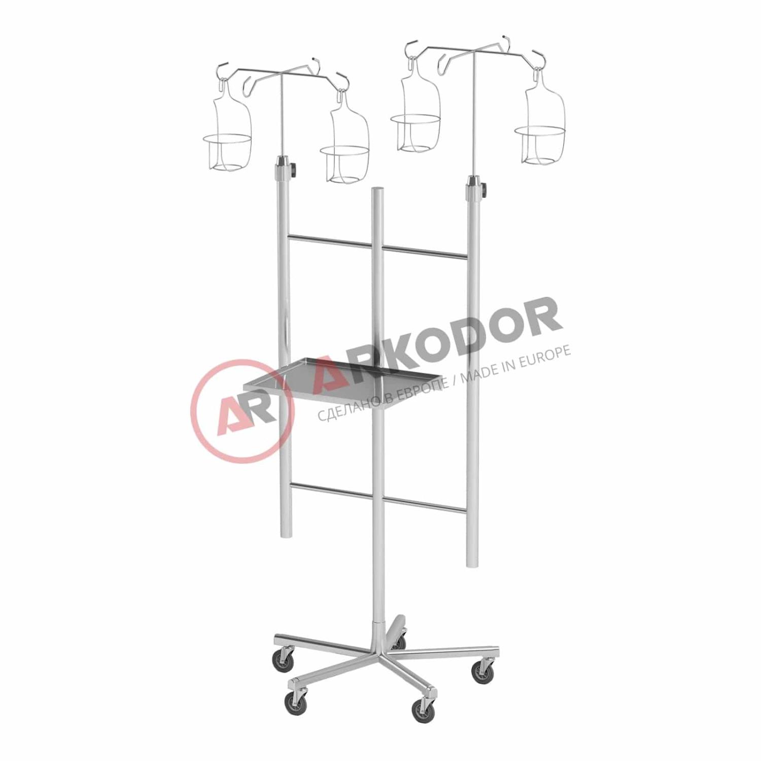 Штатив для внутривенного вливания AT-B03 (Нержавеющая сталь)