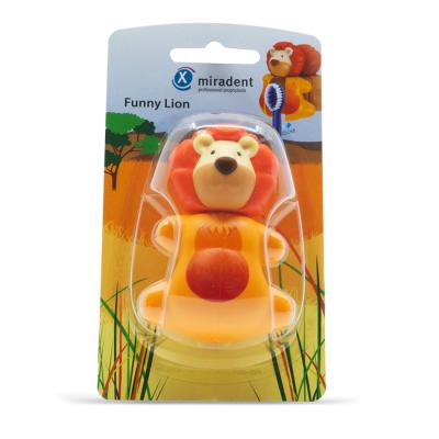 Funny Lion (Лев) - гигиенический футляр для зубных щёток с дверками-защёлками, лев | Hager & Werken (Германия)