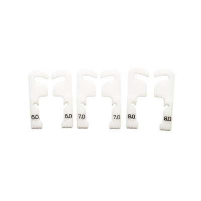 Protrusion Stop Set - набор протрузионных ограничителей, цвет белый, 6 / 7 / 8 мм | Gamma Dental (Австрия)