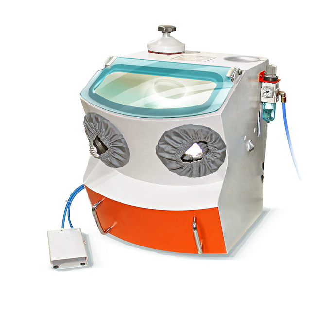 АСОЗ 1.1 С АРТ - пескоструйный аппарат для зуботехнических лабораторий со струйным модулем МС 4.3 С и встроенным ситом | Аверон (Россия)