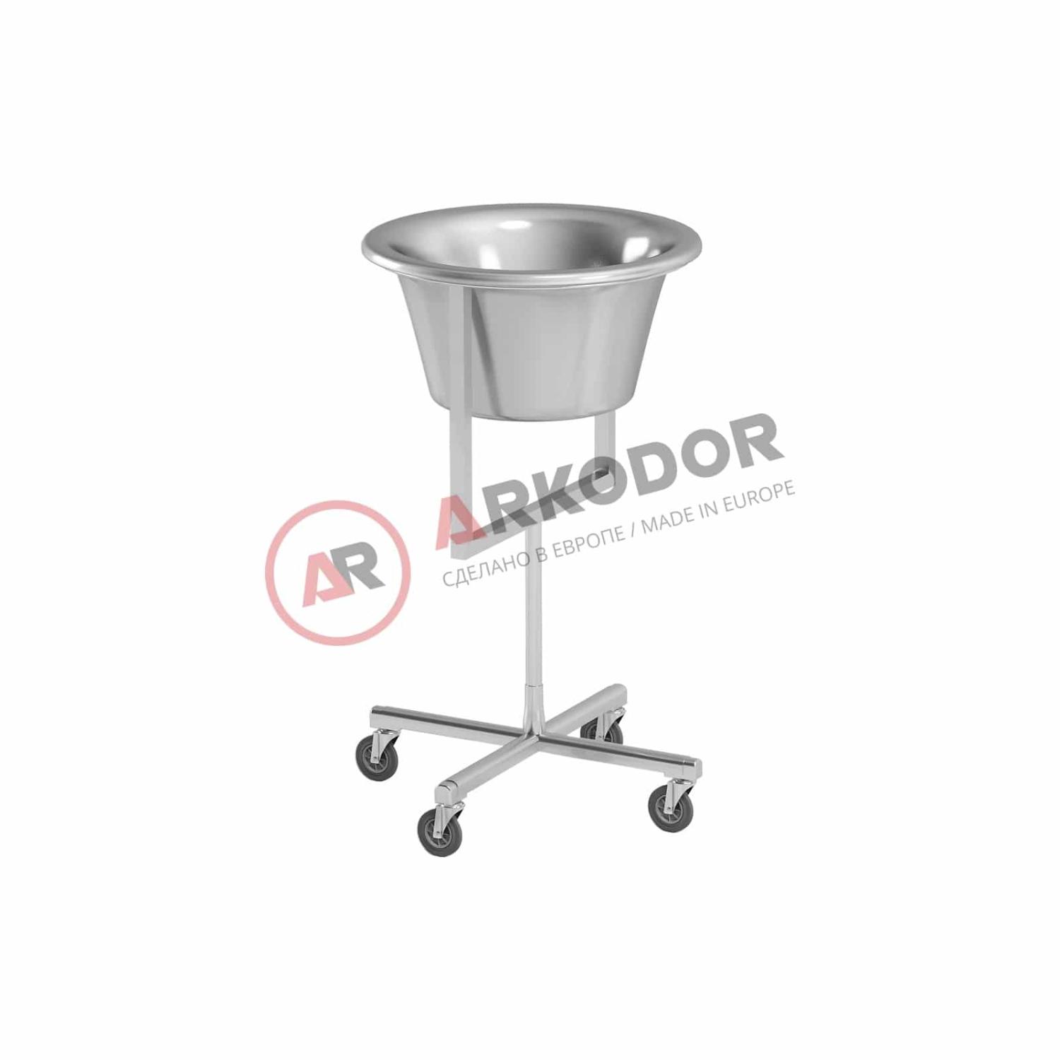 Подставка с одним тазом AT-B09 (Нержавеющая сталь)