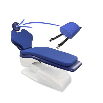 Комплект для кресла пациента: М4 - матрас с памятью формы для установок Diplomat + модель 12 - компактный ортопедический подголовник | Мед Текс (Россия)