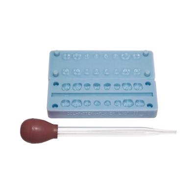 Матрица силиконовая для изготовления восковых заготовок, №3-внешняя поверхность фронтальных зубов | Song Young (Тайвань)