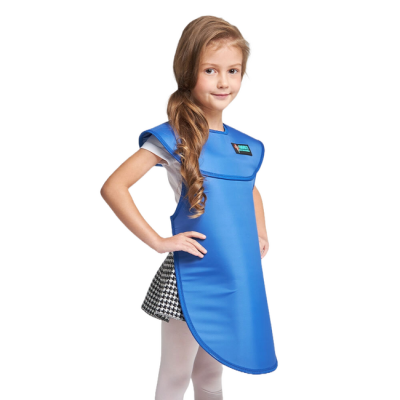 ФРЗОт-Р-К - рентгенозащитный детский фартук, резина, 0,35 мм Pb, синий цвет | Спецмедприбор (Россия)