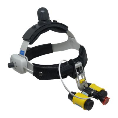 HL8200 - беспроводной налобный светодиодный осветитель в комплекте с бинокулярными лупами SLH | Zumax Medical (Китай)