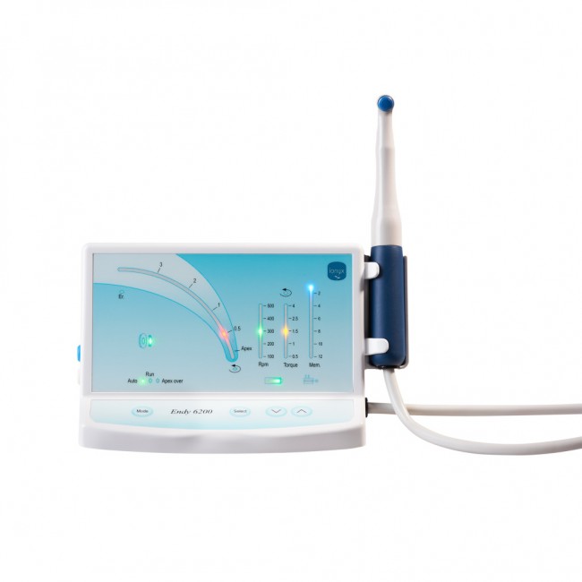 Endy 6200 - эндодонтический мотор со встроенным апекслокатором в комплекте с наконечником