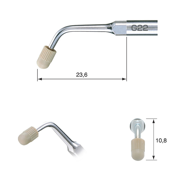 G22 - насадка к скейлерам Varios для уплотнения и конденсации (для NSK/Satelec) | NSK Nakanishi (Япония)