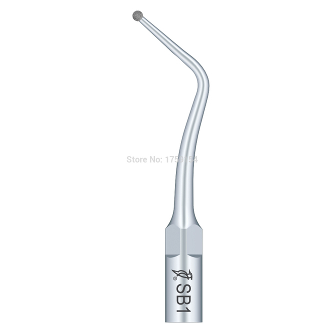 Насадка SB1 для скалеров EMS и Woodpecker, алмазная шарообразная для предварительной обработки поверхности и шейки кариозного зуба (подходит к UDS/EMS) | Woodpecker (Китай)