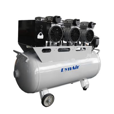 DA7003 - безмасляный компрессор для 3-х стоматологических установок, без осушителя, с ресивером 70 л, 234 л/мин | Jiangsu Dynamic Medical Technology (Китай)