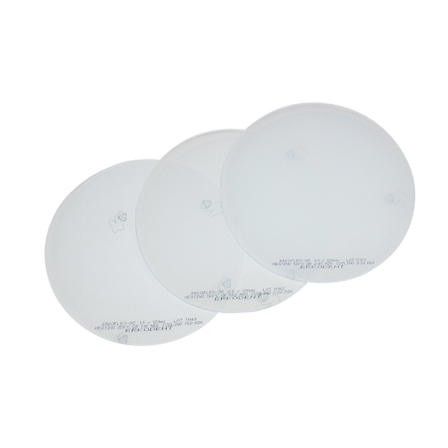 Erkoflex-95 - термоформовочные пластины, бесцветные, круглые, диаметр 125 мм, 10 шт. | Erkodent (Германия)