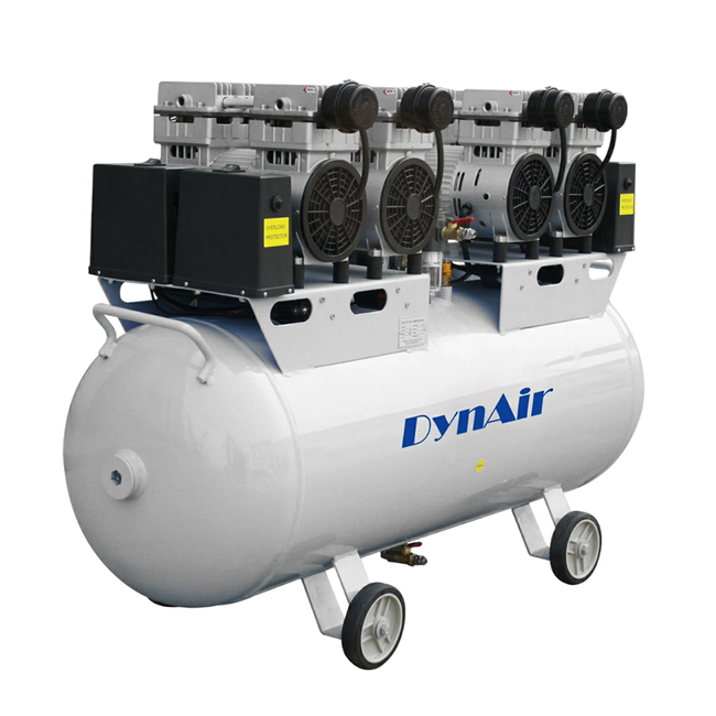 DA7004 - безмасляный компрессор для 4-5-ти стоматологических установок, без осушителя, с ресивером 100 л, 272 л/мин | Jiangsu Dynamic Medical Technology (Китай)