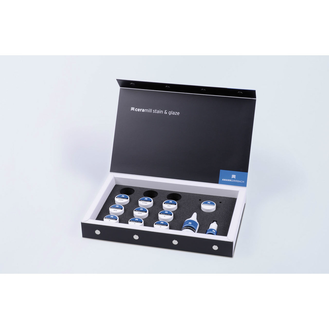 Набор красок и глазури после синтеризации (12 принадлежностей) | Amann Girrbach AG (Австрия)