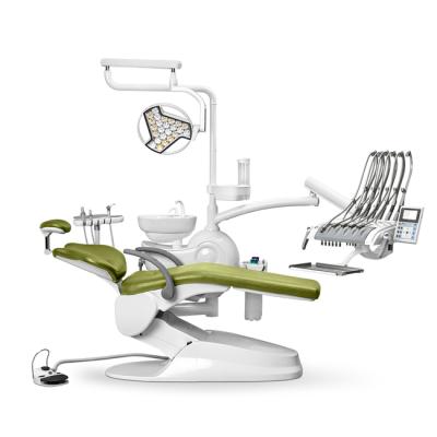 Safety M2 - стоматологическая установка с верхней подачей инструментов с 24-диодным светильником | Mercury (Китай)