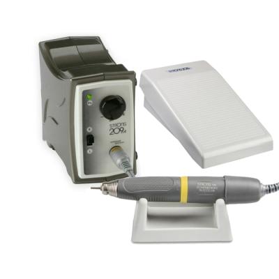 STRONG 209A 106 - щеточный микромотор с наконечником 106, педаль с регулировкой скорости наконечника, 35000 об/мин | Saeshin (Ю. Корея)