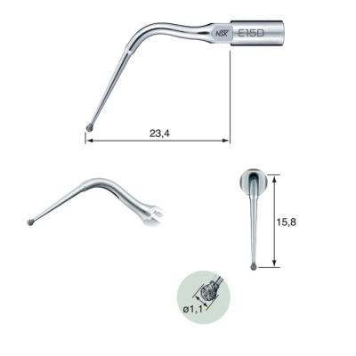 E15D - эндодонтическая насадка к скейлерам Varios | NSK Nakanishi (Япония)