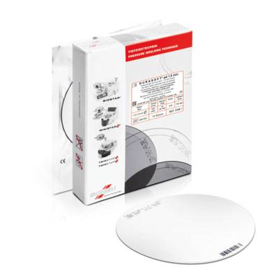 DURASOFT pd – термоформовочные пластины, прозрачные, диаметр 125 мм, 10 шт. | Scheu Dental (Германия)