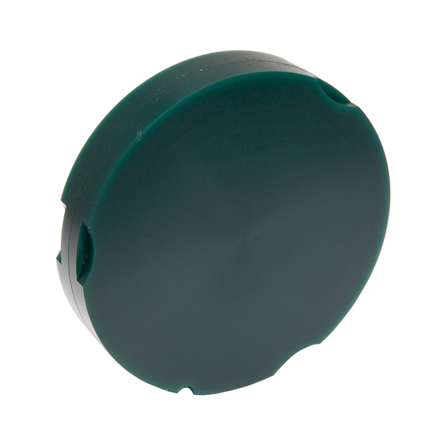 Carving Wax Green - блок-заготовка из воска для фрезерных станков Zirkonzahn, диаметр 95 мм | Yamahachi (Япония)