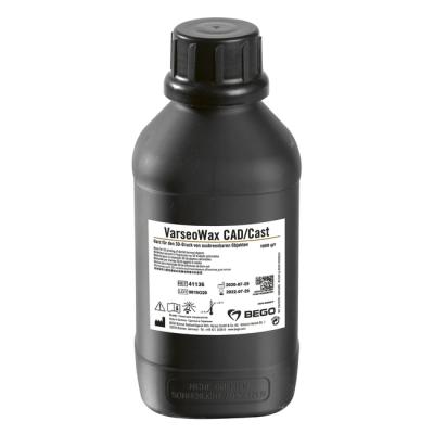 VarseoWax CAD/Cast - фотополимерная смола для печати выгорающих конструкций, 1 кг | Bego (Германия)