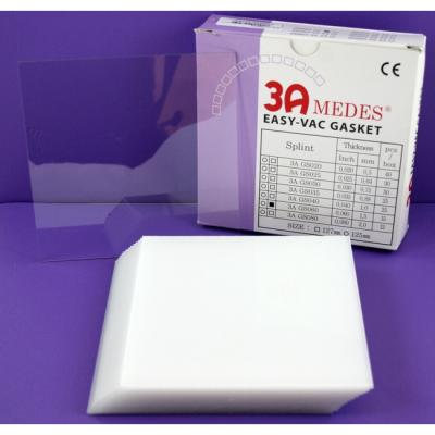EV Gasket Splint 060 - пластины для изготовления ортодонтических шин, квадратные (127x127x1,5 мм), 15 шт. | 3A MEDES (Ю. Корея)