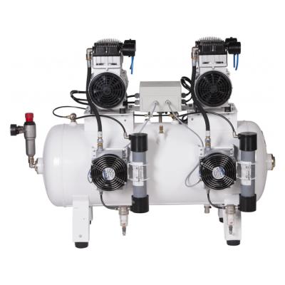 Remeza КМ-100.OLD20ТД - безмасляный компрессор для 4-х стоматологических установок, с осушителем мембранного типа, с ресивером 100 л, 280 л/мин | Remeza (Белоруссия)