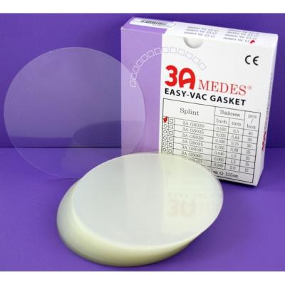EV Gasket Splint 020 - пластины для изготовления ортодонтических шин, круглые, (125x0,5 мм), 40 шт. | 3A MEDES (Ю. Корея)