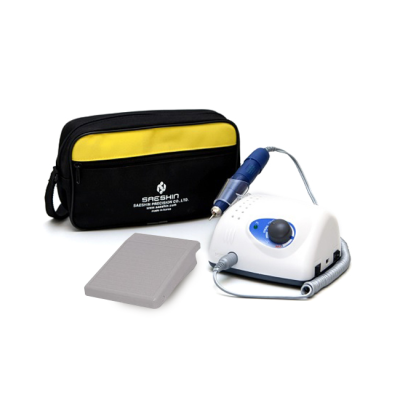 STRONG 210 105L N - зуботехнический щеточный микромотор с наконечником 105L N и педалью включения-выключения, с сумкой, 35000 об/мин | Saeshin (Ю. Корея)