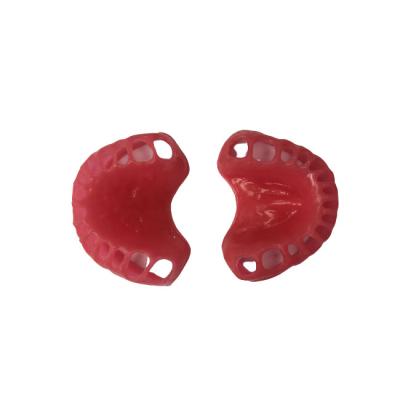 E03G  – сменные десны для фантомной челюсти, эластичные, розовые | GF Dental (Италия)