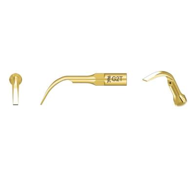 Насадка G2T для скалеров EMS и Woodpecker, для снятия незначительных отложений зубного камня, слабовыраженного адгезивного налета, гигиенических процедур, поверхность специально обработана | Woodpecker (Китай)