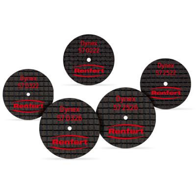 Диск отрезной, армированный, из стекловолокна. Dynex, 40х1.0 мм, комплект 20шт | Renfert (Германия)