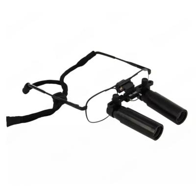 DM8.0X + Metal frame - бинокулярные лупы системы Flip-up на металлической оправе, увеличение 8.0х | Ymarda (Китай)