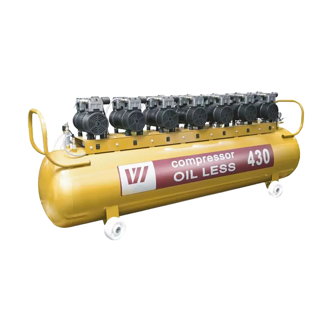 W-620 - безмасляный компрессор для 10-ти стоматологических установок с ресивером 430 л (910 л/мин) | WuerWei (Китай)