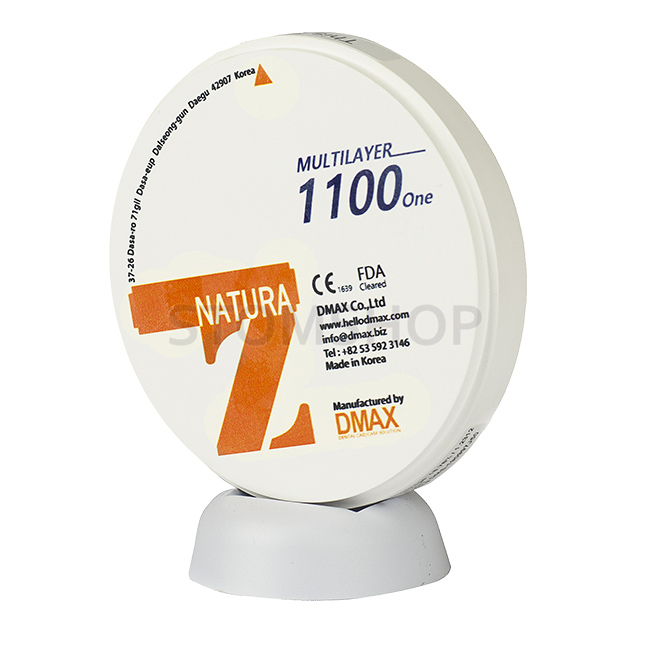 Multi Layer 1100 - циркониевый диск многослойный, предварительно окрашенный, диаметр 98 мм | DMAX Co., Ltd (Ю. Корея)