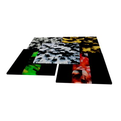 Erkoflex freestyle - термоформовочные пластины, цвет черный ассорти, квадратные, 125×125 мм, 5 шт. | Erkodent (Германия)