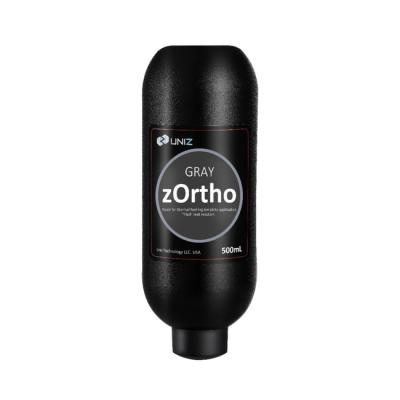 zOrtho Gray - фотополимерная смола для ортодонтии, серая, 0,5 л | Uniz Technology (США)