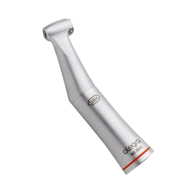 Alegra WE-99 A - повышающий угловой наконечник с кнопочным зажимом бора и трехточечным спреем, 1:4,5 | W&H DentalWerk (Австрия)